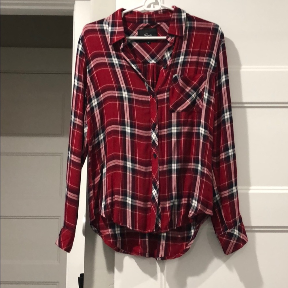 Rails plaid shirt worn twice